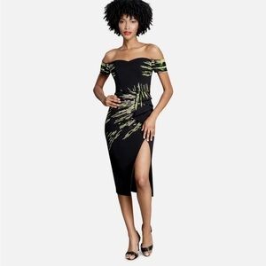 NWT - Dress the Population - Neon Sequin Dress - Size XS